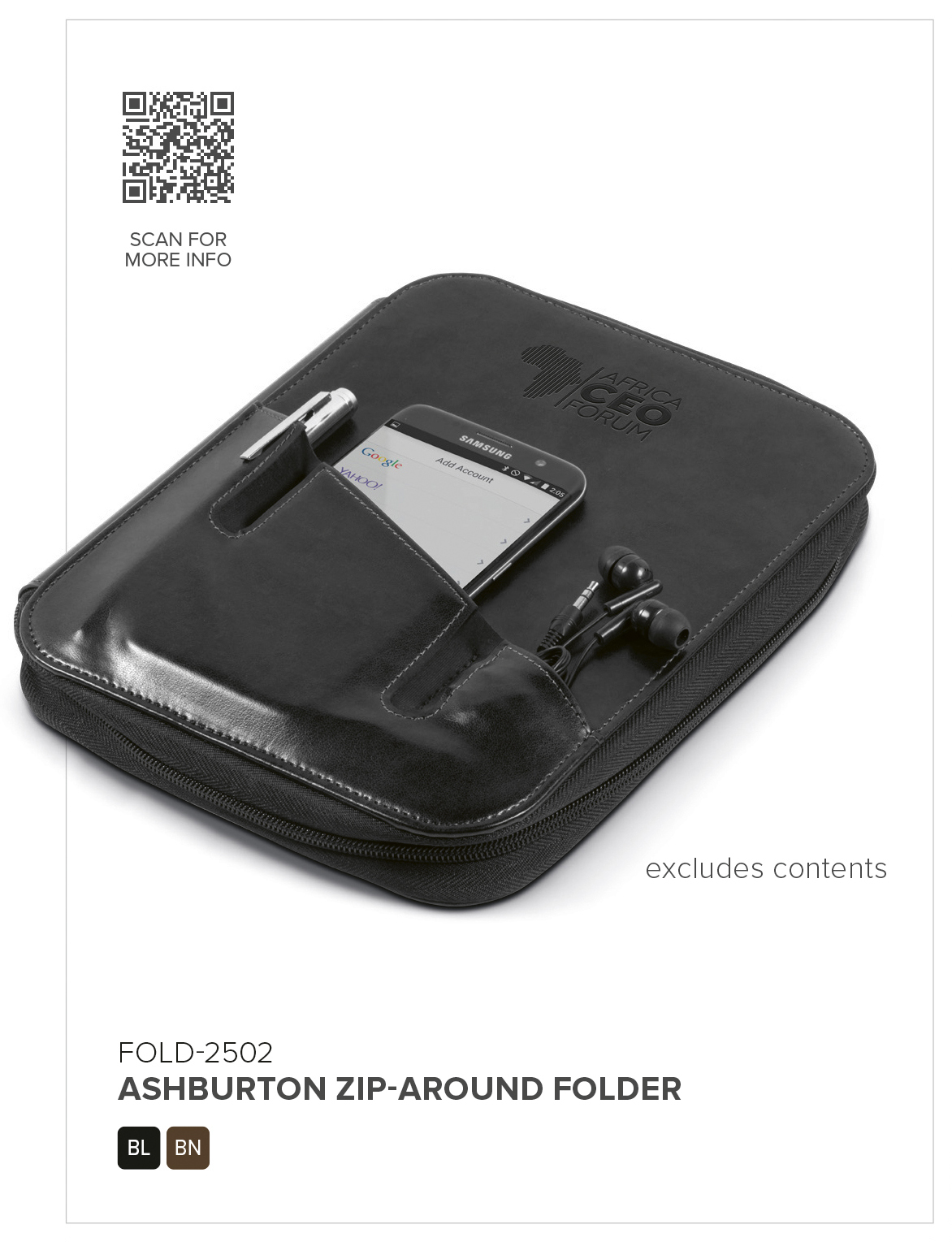 Ashburton Zip-Around Folder